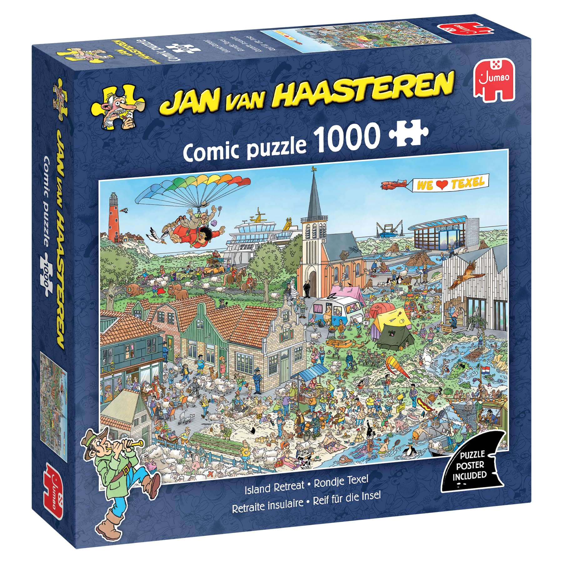 Jan van Haasteren - Rondje Texel (1000 stukjes