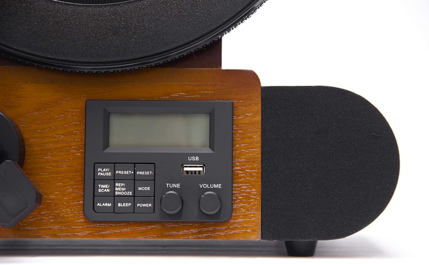 Vert Standard Vertical Record Player With Bluetooth In/Out And Fm Radio