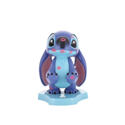 Exquisite Gaming: Holdems: Lilo & Stich - Loved Up Stitch - Earbud & Phone Holder, Cable Guys Stand, Mini Collectibles with a Twist, Licensed Figure