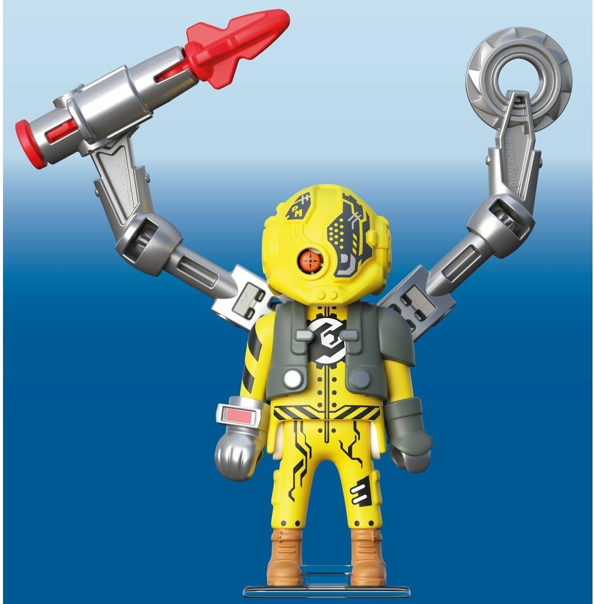 Playmobil Robot Hero – Collectible Action Figure with Mechanical Armor and Tech Accessories