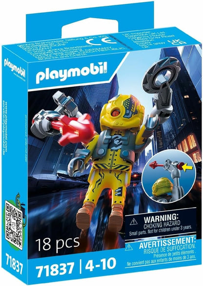 Playmobil Robot Hero – Collectible Action Figure with Mechanical Armor and Tech Accessories