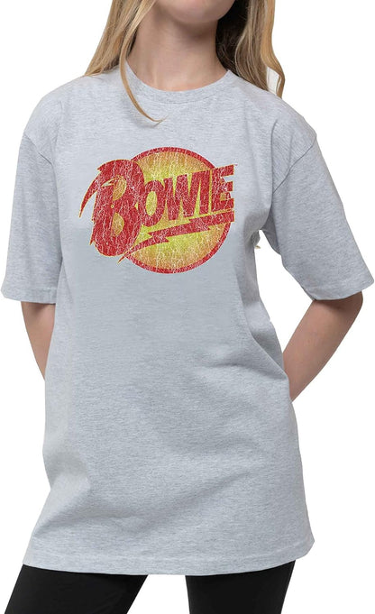 T-Shirt # 3-4 Years Kids Grey # Vintage Diamond Dogs Logo