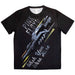 Sublimation T-Shirt # X-Large Unisex Black # Wish You Were Here
