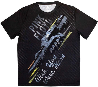 Sublimation T-Shirt # X-Large Unisex Black # Wish You Were Here