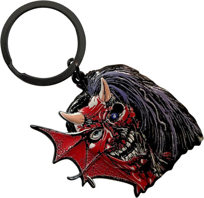 Rock Off officially Licensed Products Iron Maiden Purgatory Eddie keyring Keychain One Size