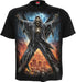 Spiral - CROSSED OVER (Unisex Black Short Sleeve T-Shirts) Ex Ex Large