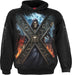 Spiral - CROSSED OVER (Unisex Black Hoodies) Ex Ex Large
