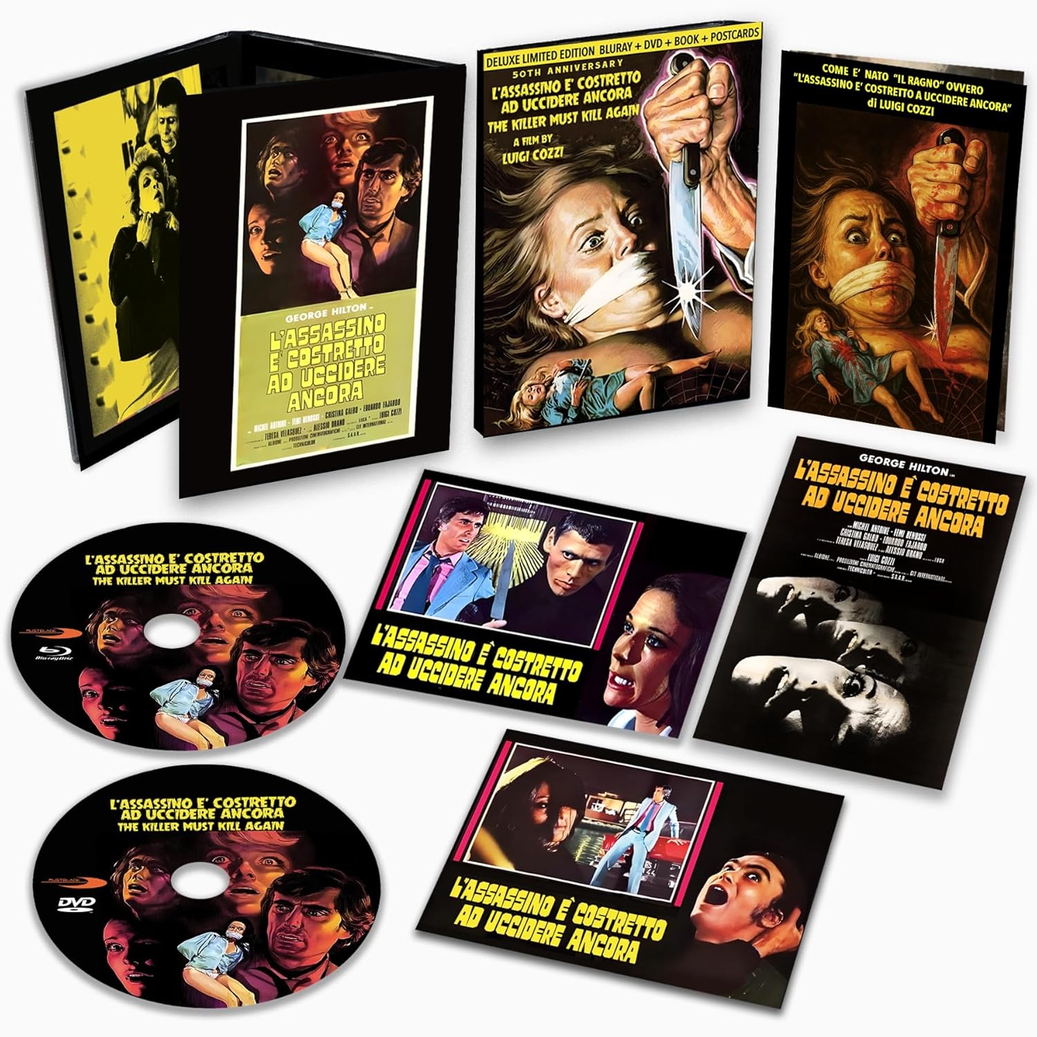 L'Assassino E' Costretto Ad Uccidere Ancora (Limited Edition) (Blu-Ray + Dvd + Postcards