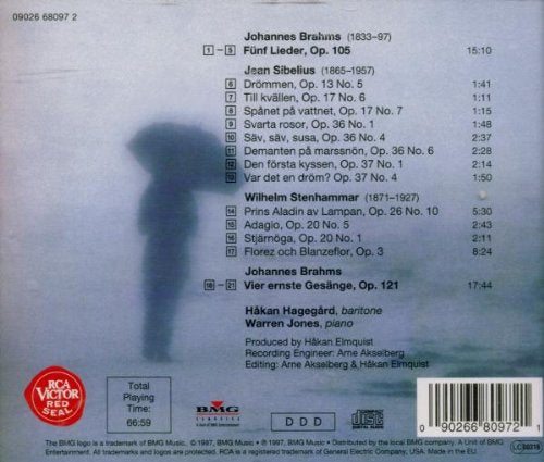 Sings Brahms, Sibelius & Stenhammar