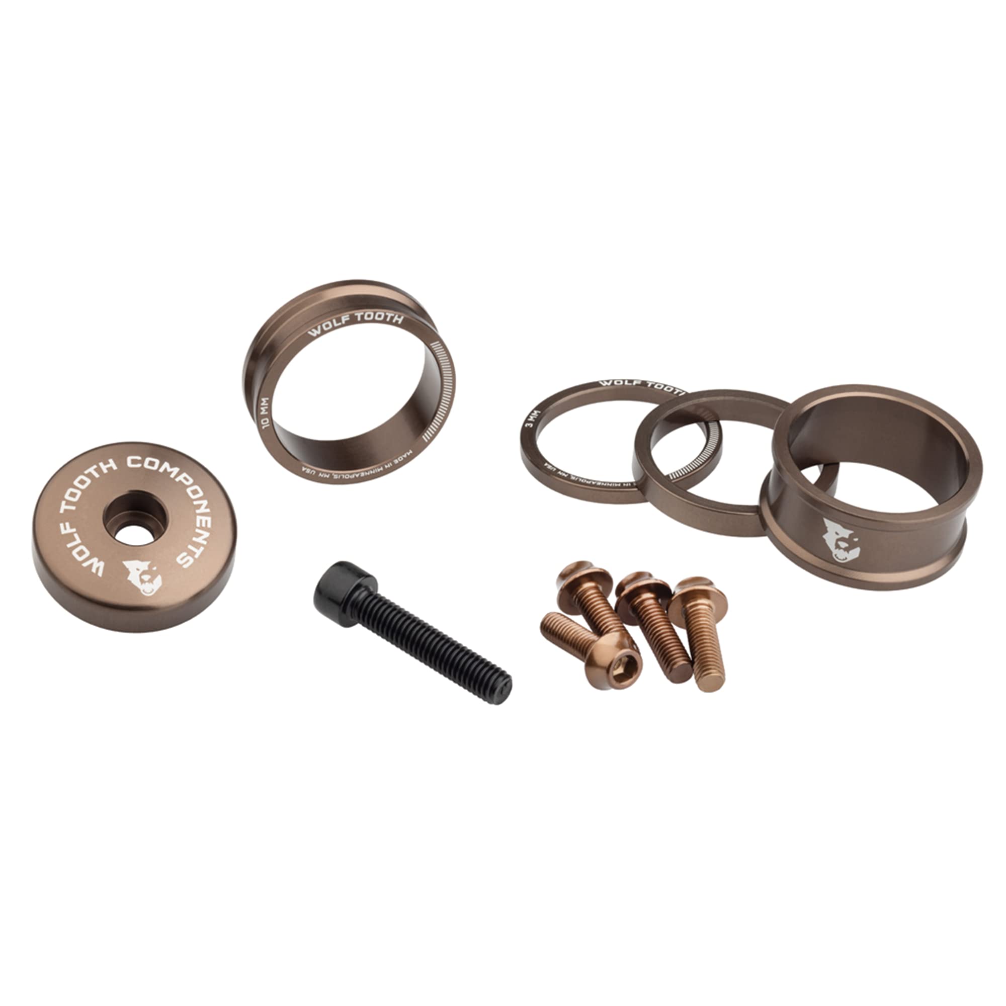 Wolf Tooth Anodised Bling Kit Espresso One Size