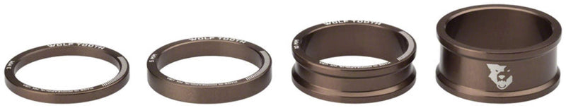 Wolf Tooth Precision Headset Spacers Espresso One Size