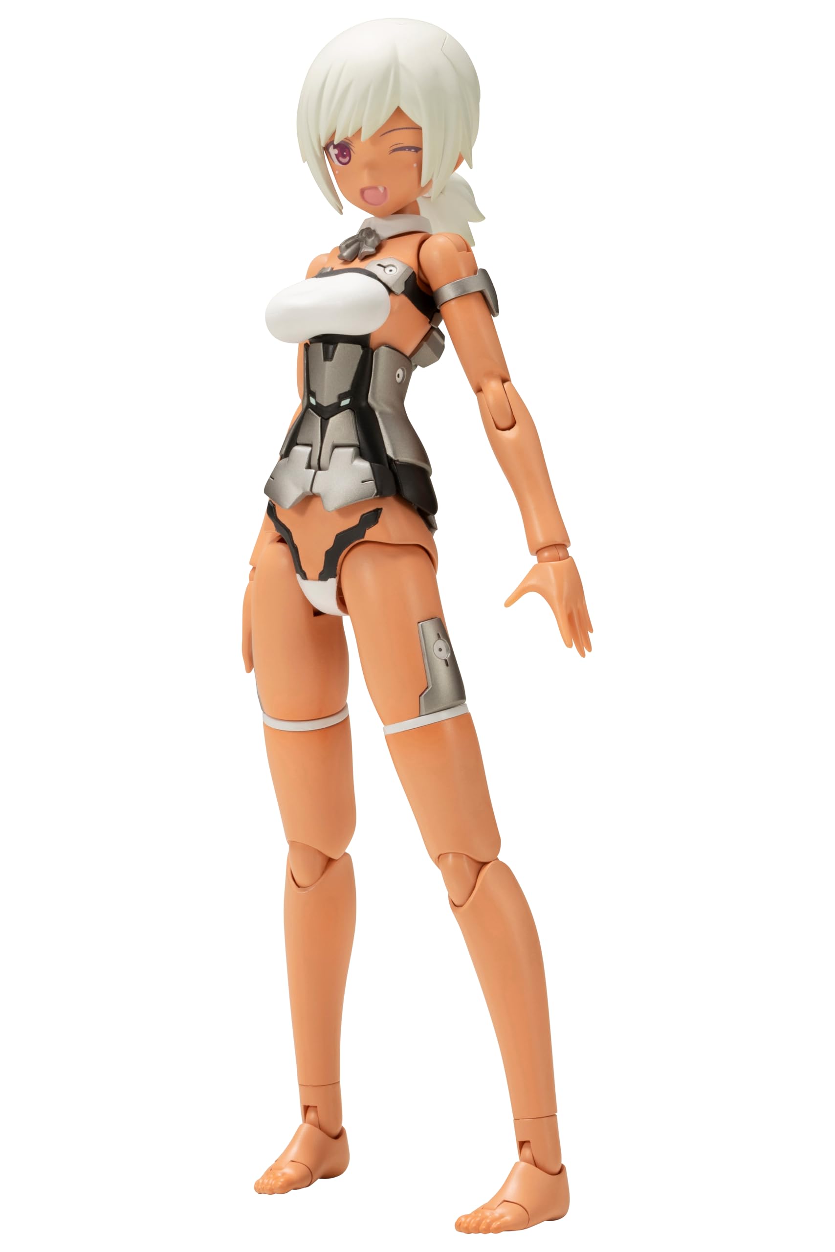 Kotobukiya Frame Arms Girl Leticia Silver Version, Gesamthöhe ca.5,9 Zoll (150 mm), nicht skalierbar, Plastikmodell