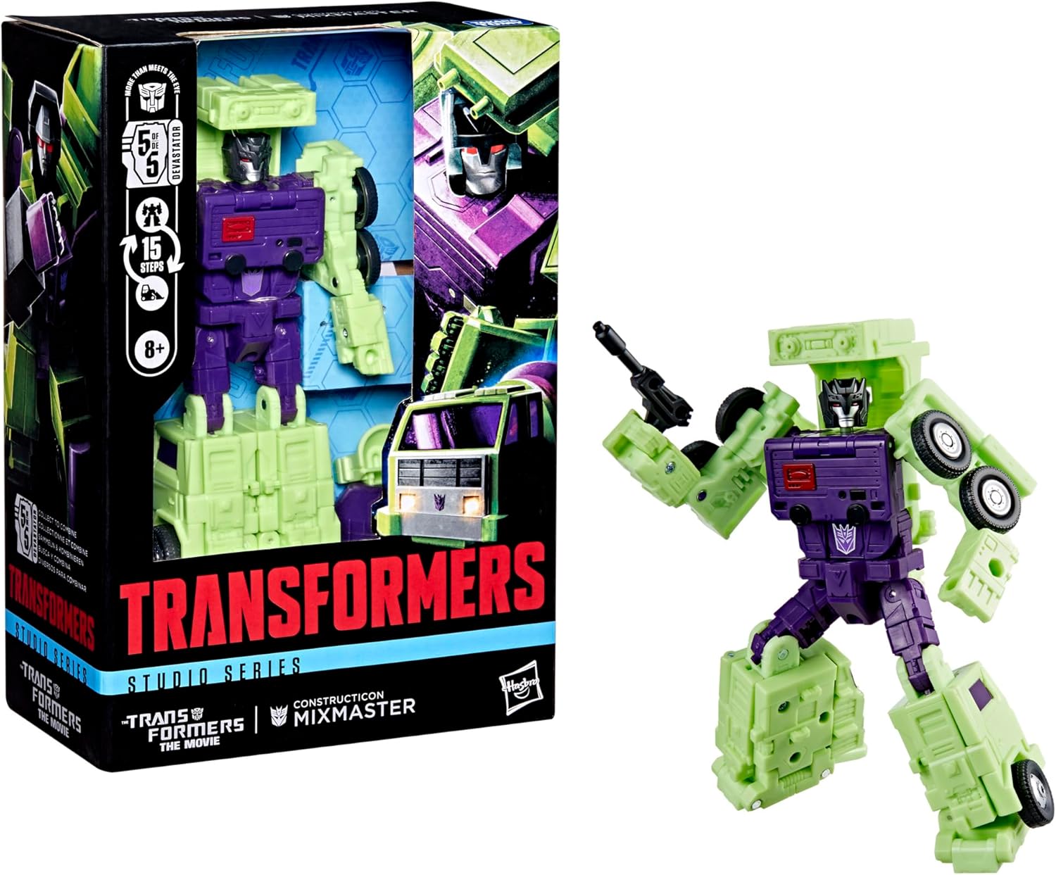 Transformers Studio Series Voyager Class The The Movie Constructicon Mixmaster Action Figure