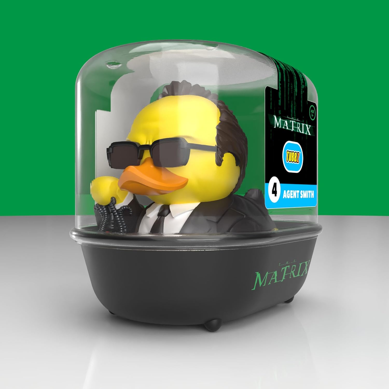 TUBBZ First Edition: The Matrix - Agent Smith Cosplaying Rubber Duck Vinyl Figure