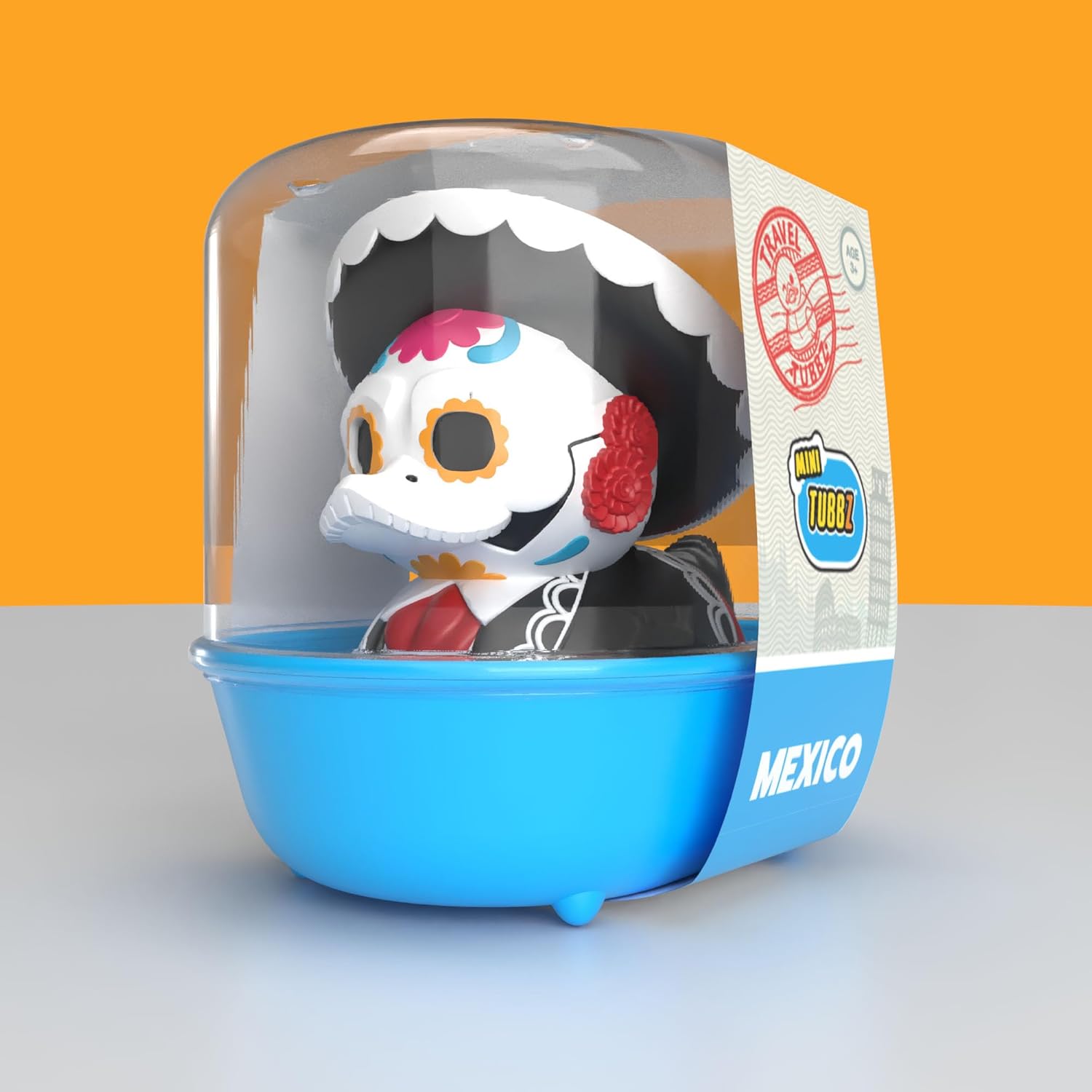 TUBBZ Mini: Travel - Mexico Day of the Dead Cosplaying Rubber Duck Vinyl Cruise Ducking Figure