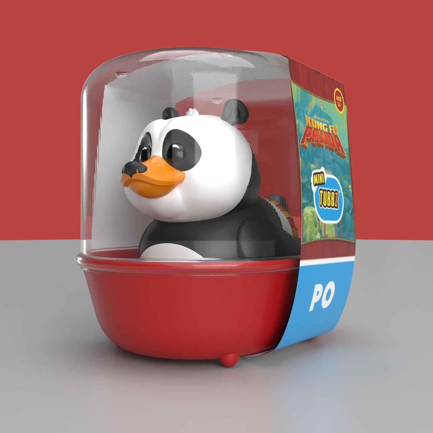 TUBBZ Mini: Kung Fu Panda - Po Cosplaying Rubber Duck Vinyl Figure