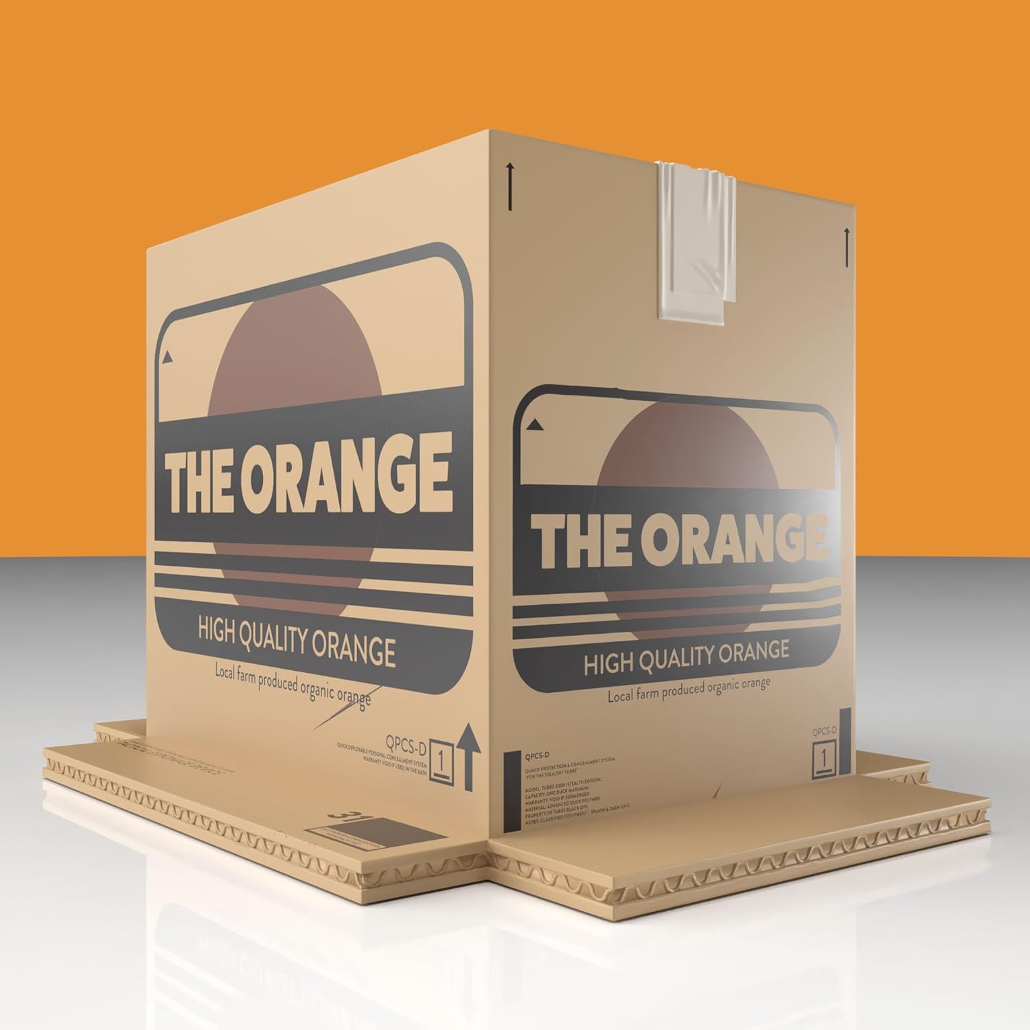 TUBBZ First Edition: Metal Gear Solid - The Orange Box Cosplaying Rubber Duck Vinyl Figure