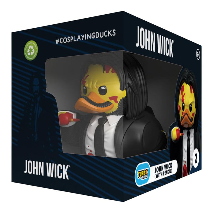 TUBBZ Boxed Edition: John Wick Chapter 3 - John Wick Pencil Cosplaying Rubber Duck Vinyl Figure
