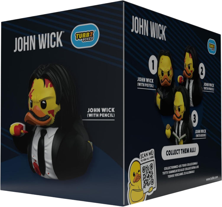 TUBBZ Boxed Edition: John Wick Chapter 3 - John Wick Pencil Cosplaying Rubber Duck Vinyl Figure