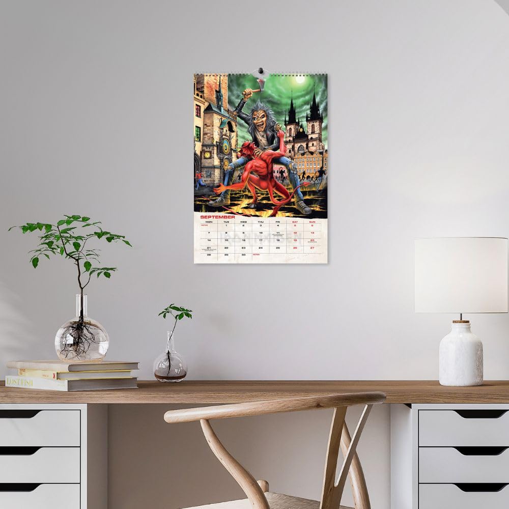 IRON MAIDEN 2026 A3 CALENDAR