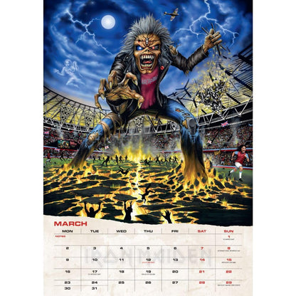IRON MAIDEN 2026 A3 CALENDAR