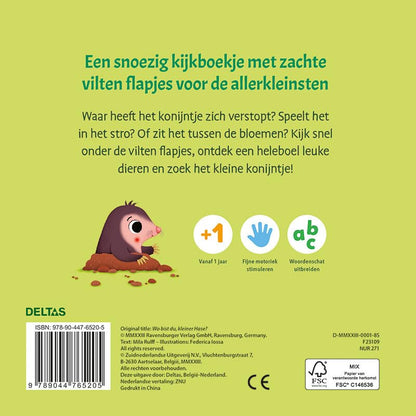 Deltas - Waar Is het Konijntje? Flapjesboek