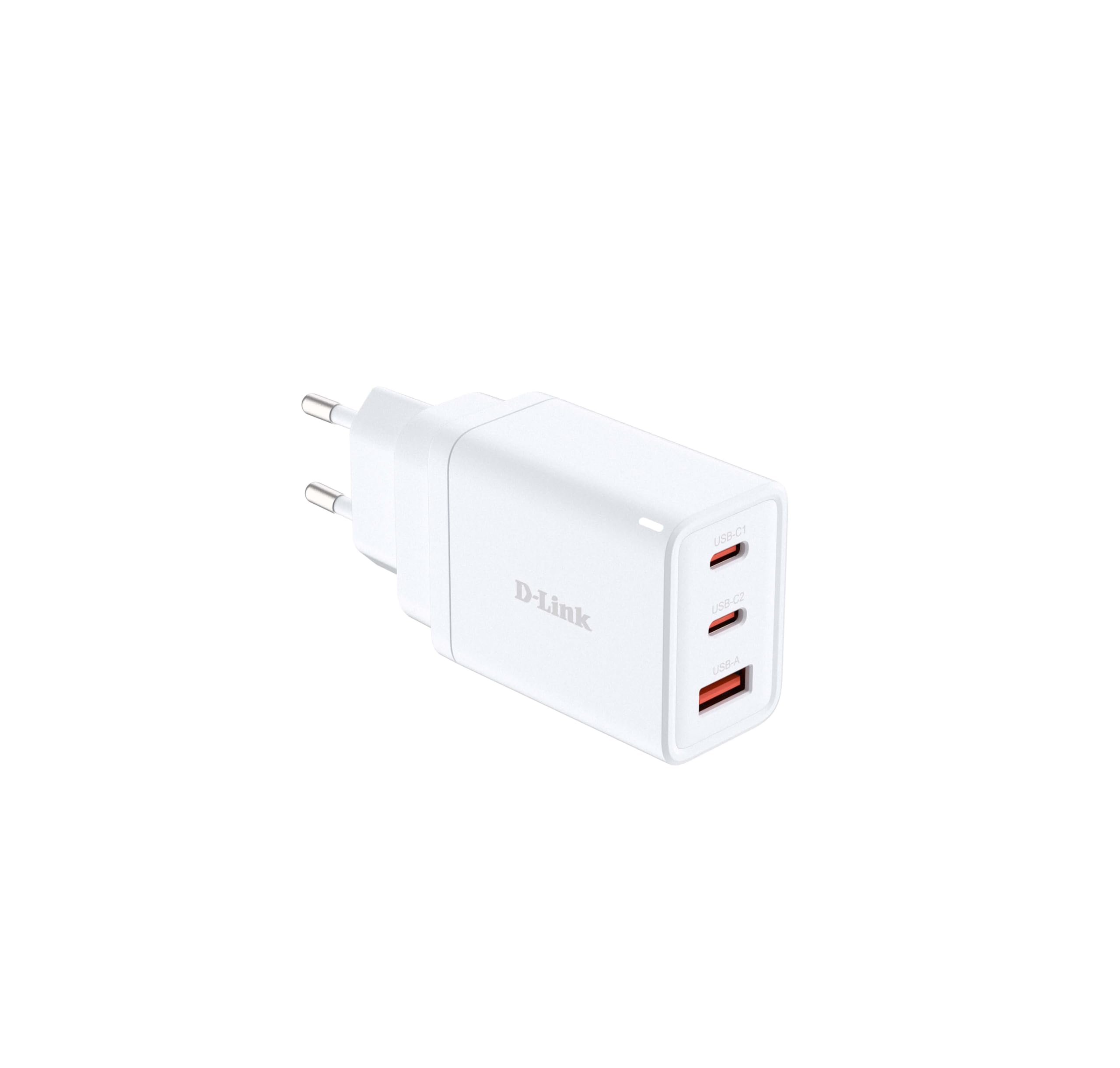 65W Gan Charger 2 Usb-C Ports 1 Usb-A Port Simultaneous Charging