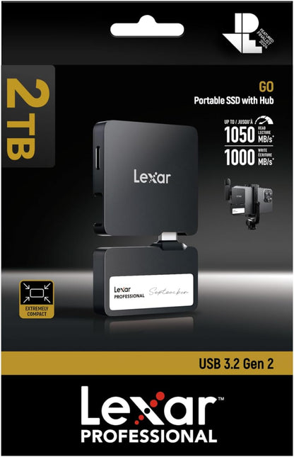 Lexar Pro Go Pssd With Hub 2Tb Ssd