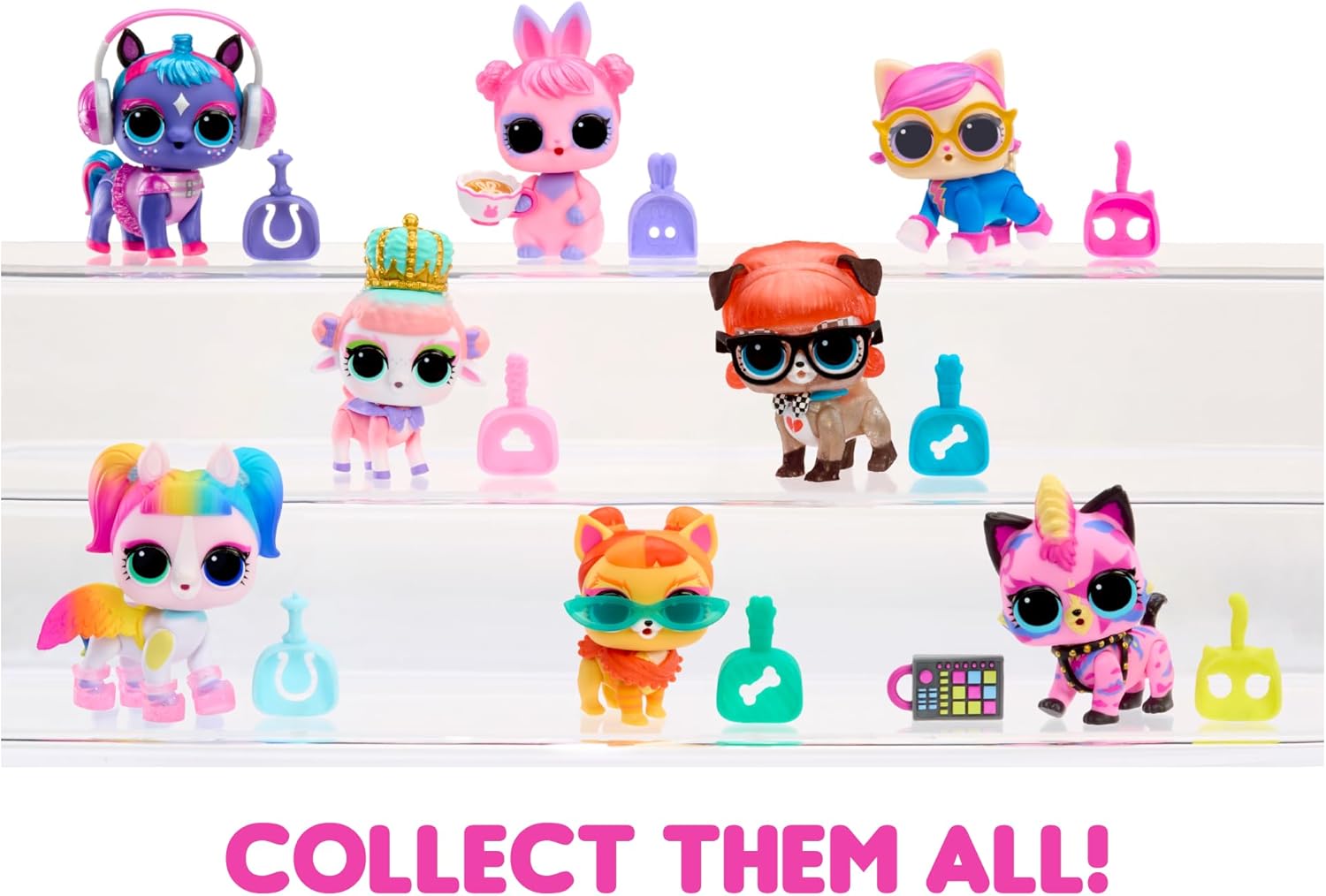 L.O.L. Surprise! Eye Spy Series Pets - Incluye 1 Muñeca, con Funciones de Cambio de Color, Embalaje Ciego, Colecciona las 8 Muñecas