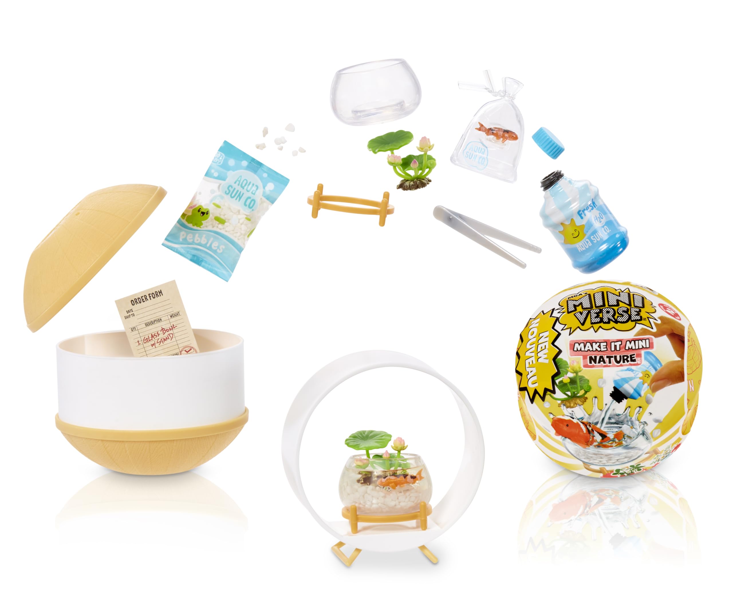 MGA's Miniverse Make It Mini Nature Series 2 - mini-verzamelobjecten, DHZ, speelhars, replicaplanten, dieren, bloemen, planten, voor verzamelaars en kinderen vanaf 8 jaar, NIET EETBAAR