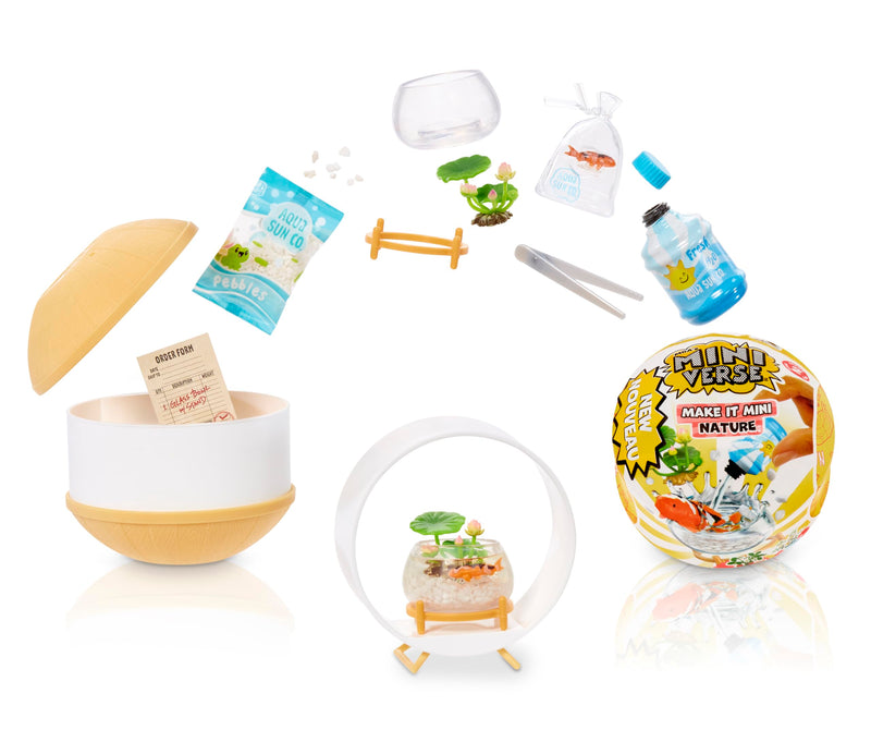 MGA's Miniverse Make It Mini Nature Series 2 - mini-verzamelobjecten, DHZ, speelhars, replicaplanten, dieren, bloemen, planten, voor verzamelaars en kinderen vanaf 8 jaar, NIET EETBAAR