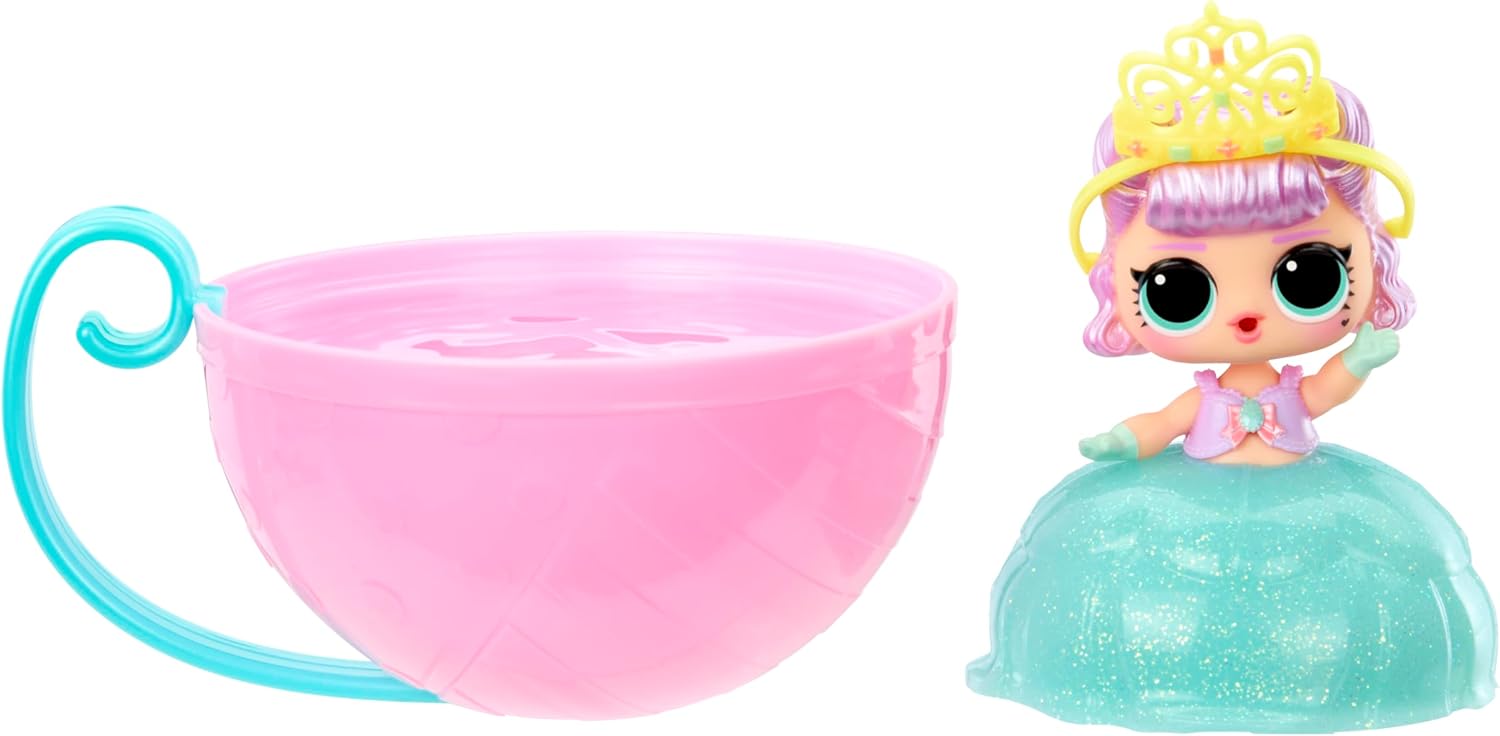 L.O.L. Surprise! Princess Tots - Includes 1 Doll, Blind Packaging, Comes with 2 Colours to Create a Princess Dress, Collect All 8 Dolls