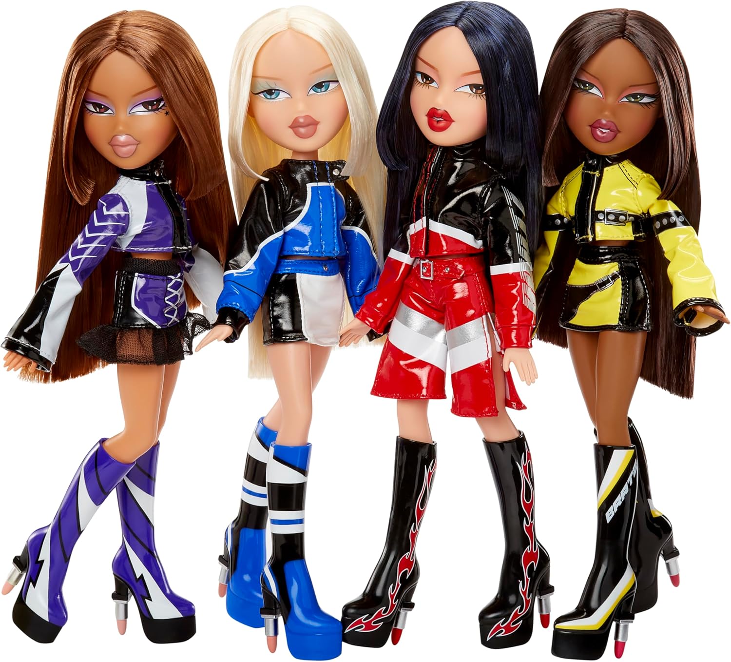 Bratz Scorchin' Sasha - Incluye 1 Muñeca de Moda, Viene con Conjunto y Accesorios, Muñecas Inspiradas en Moto, Lindos Juguetes para Niñas