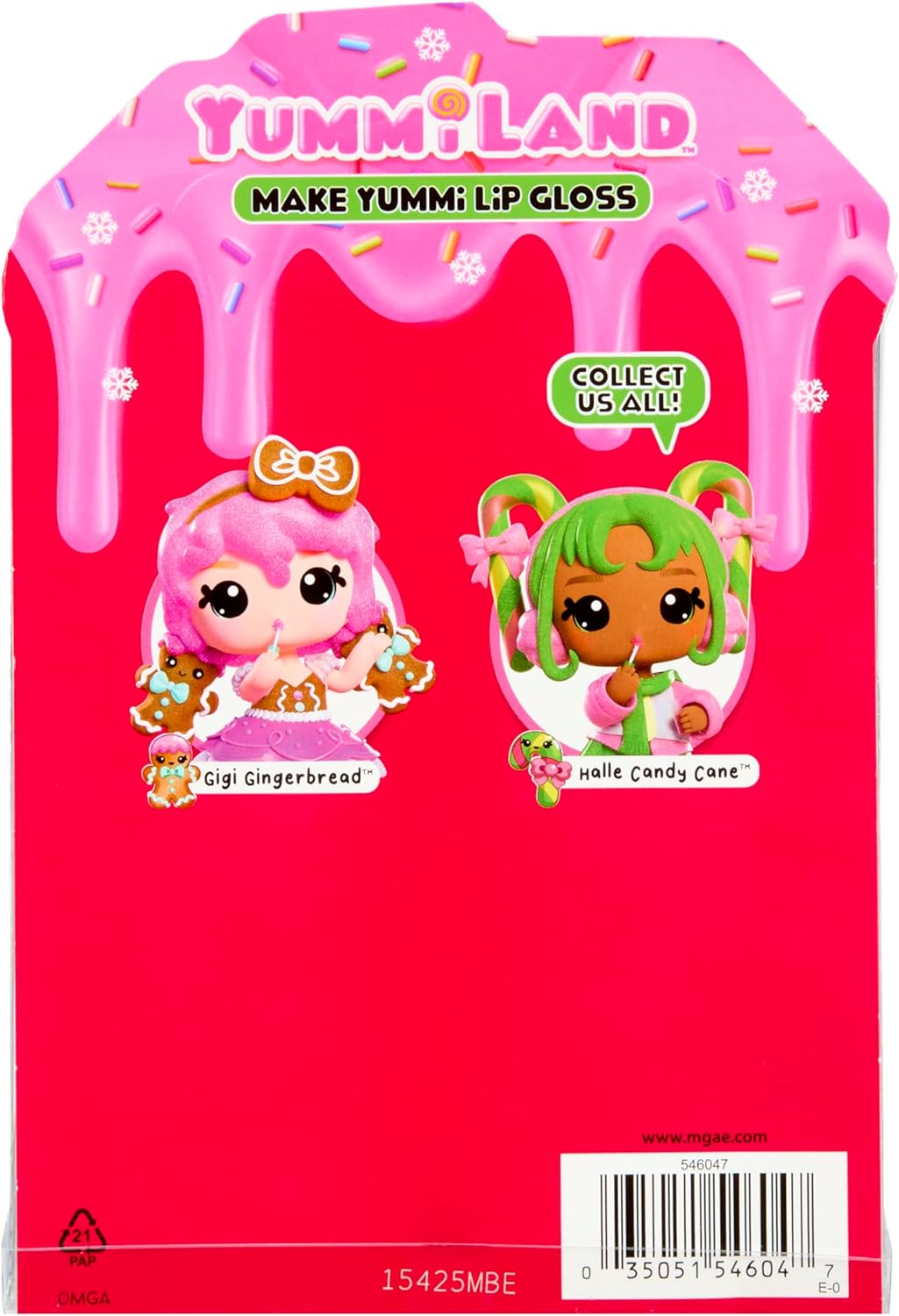 MGA Entertainment Yummiland Holiday Lip Gloss Doll - Gigi Gingerbread
