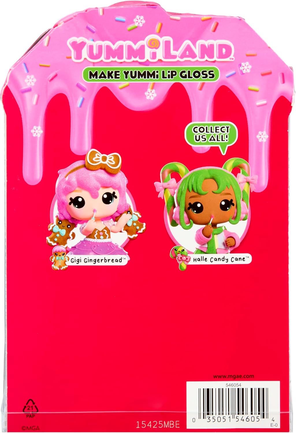 MGA Entertainment - Yummiland Pop - Halle Candy Cane met Lipgloss Set