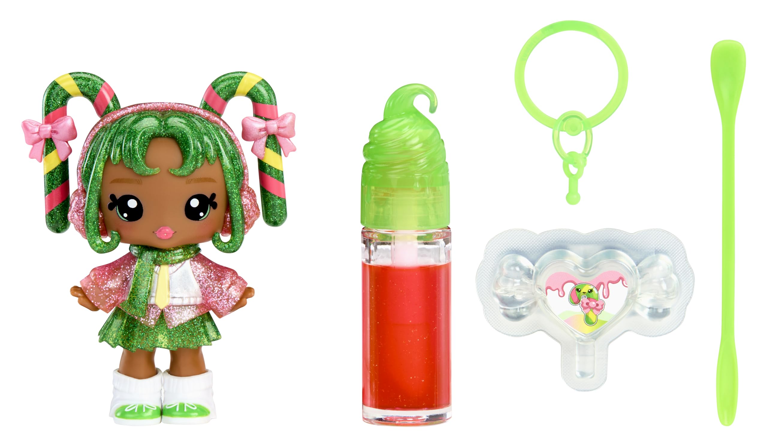 MGA Entertainment - Yummiland Pop - Halle Candy Cane met Lipgloss Set