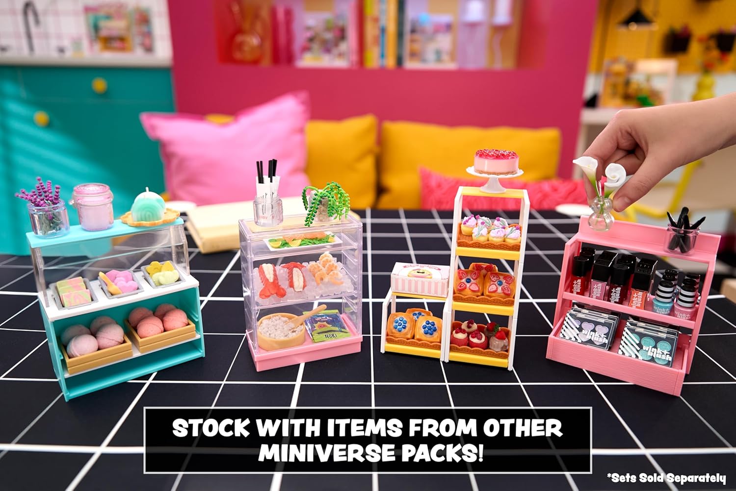 MGA's Miniverse Make It Mini Spaces Furniture - Mystery Surprise Verpakkingen, Mini Verzamelobjecten, DIY Knutsels, NIET EETBAAR, Voor Verzamelaars & Kinderen vanaf 8 jaar