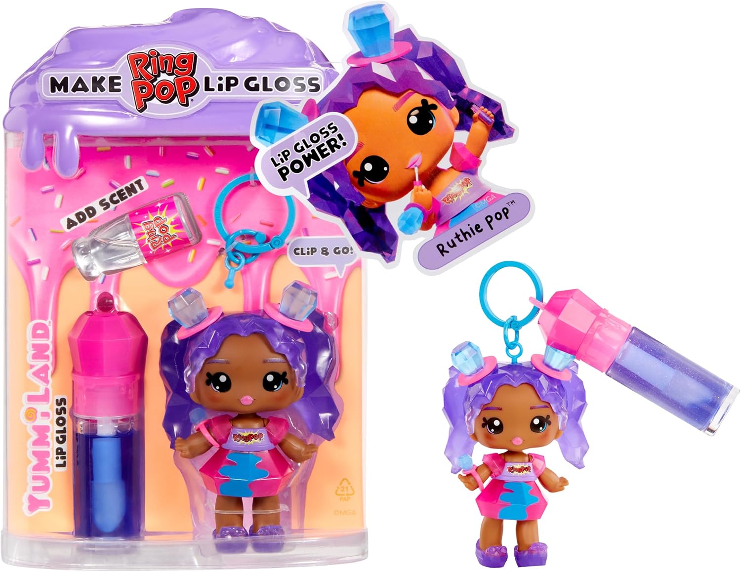 MGA Entertainment - Yummiland Lipgloss Pop Licensed Sweets