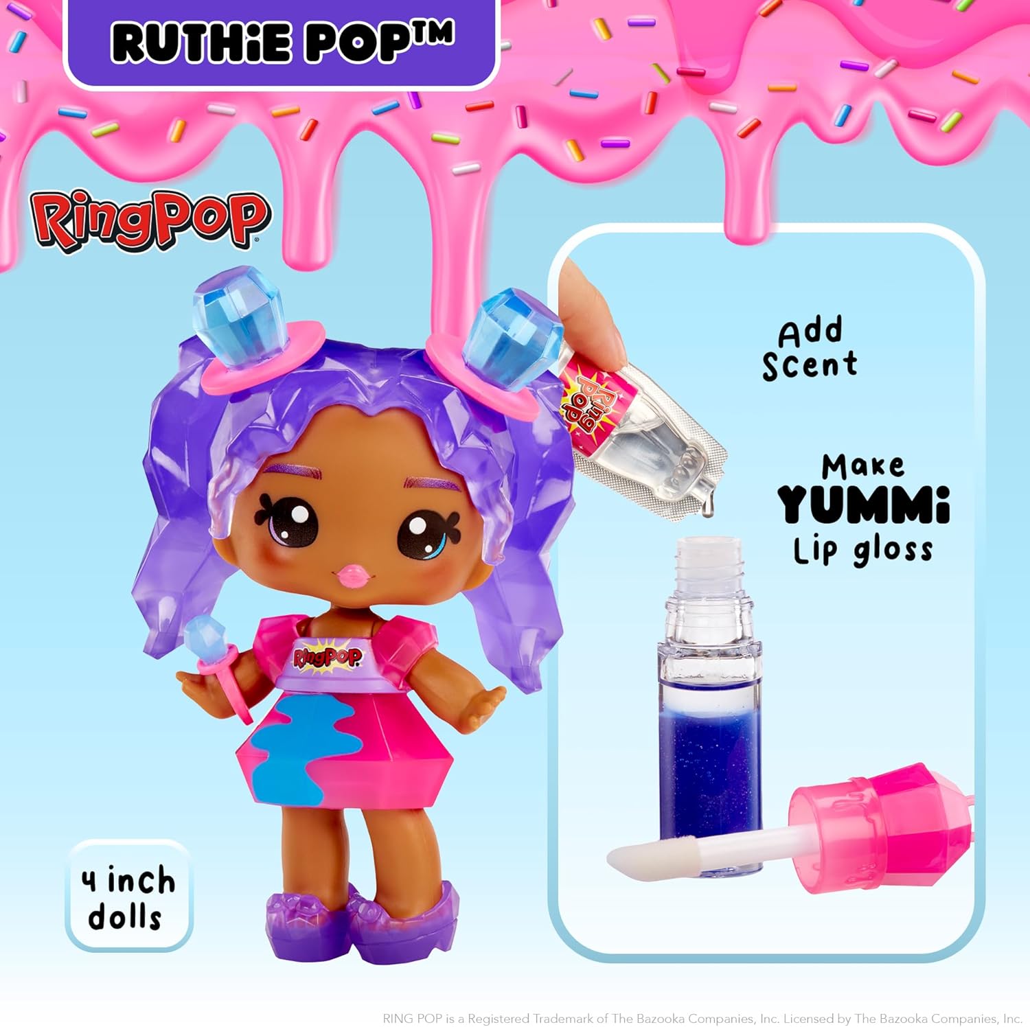 MGA Entertainment - Yummiland Lipgloss Pop Licensed Sweets