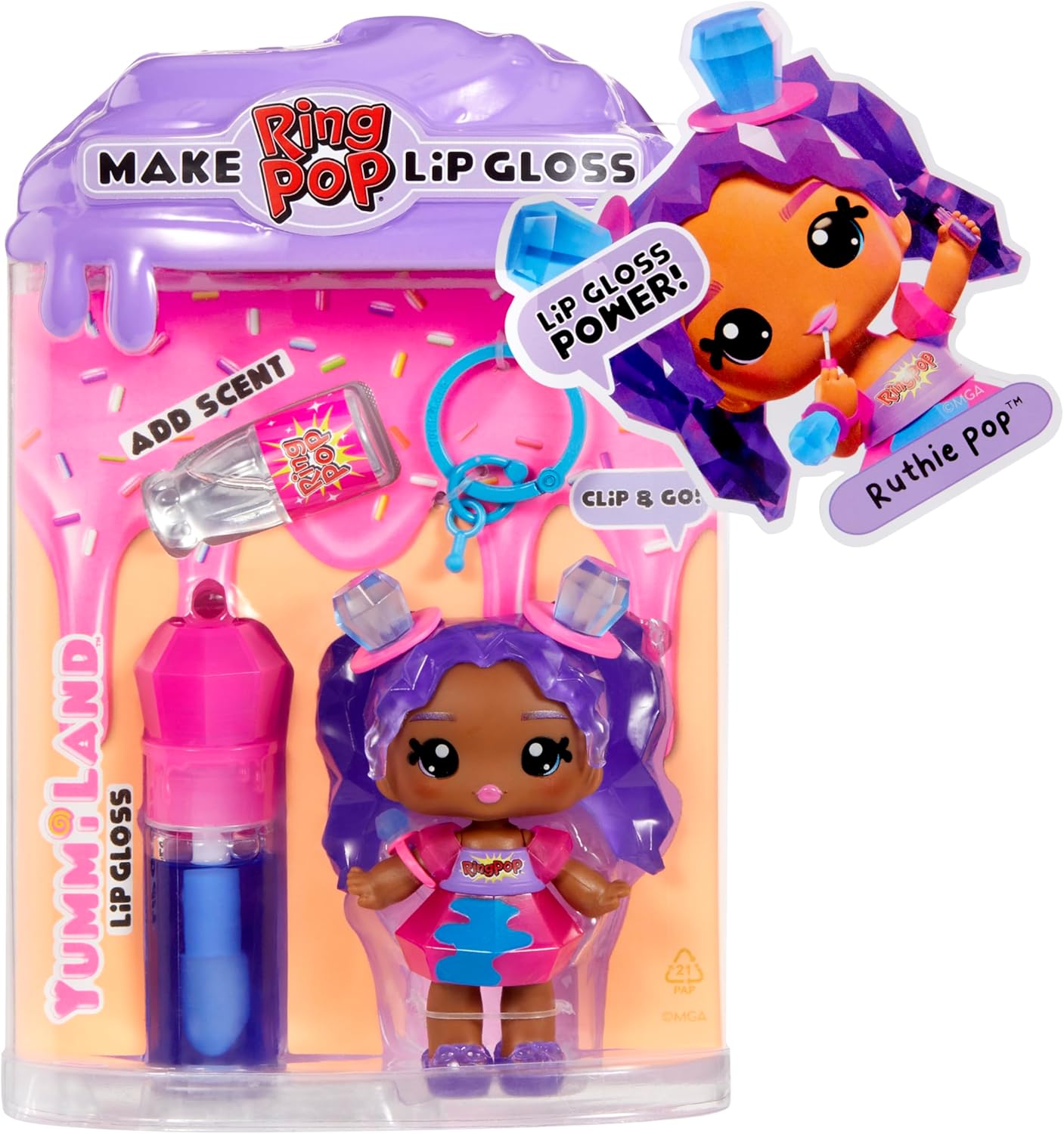 MGA Entertainment - Yummiland Lipgloss Pop Licensed Sweets