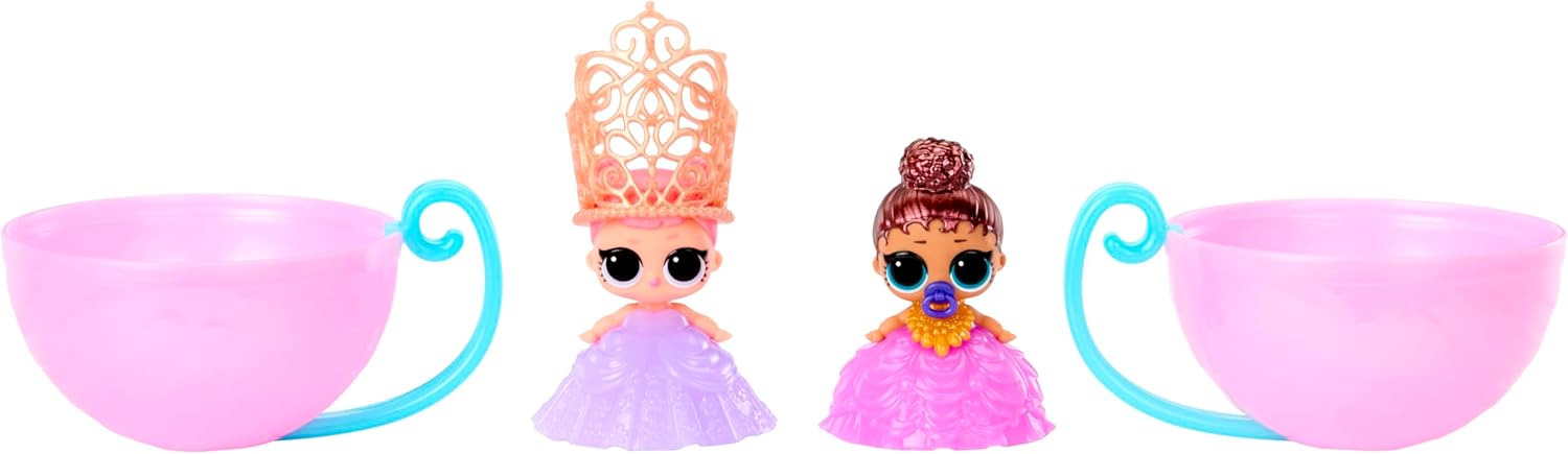 L.O.L. Surprise! Princess Baby Sisters - Incluye 1 Muñeca, Embalaje Ciego, Función de Cambio de Color, Colecciona Todas las Muñecas