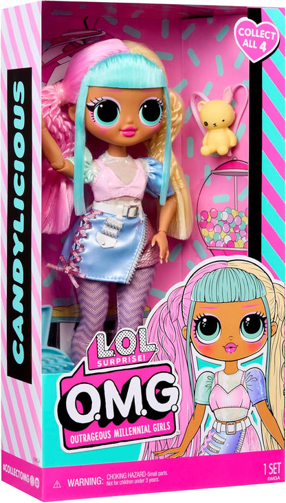 L.O.L. Surprise! OMG Doll - Candylicious - Includes 1 Fashion Doll, Comes with Fabulous Fashions, Collect All 4