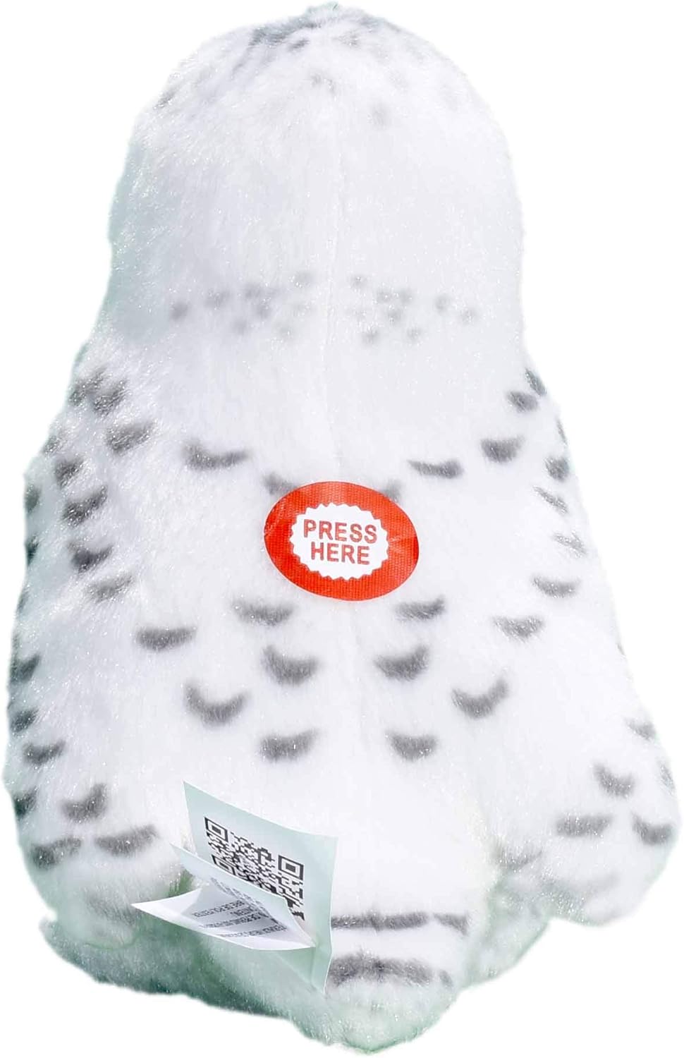 Wild Republic - Aves, Búho Níval con sonidos reales peluche, 13 - 16 cm (19597)