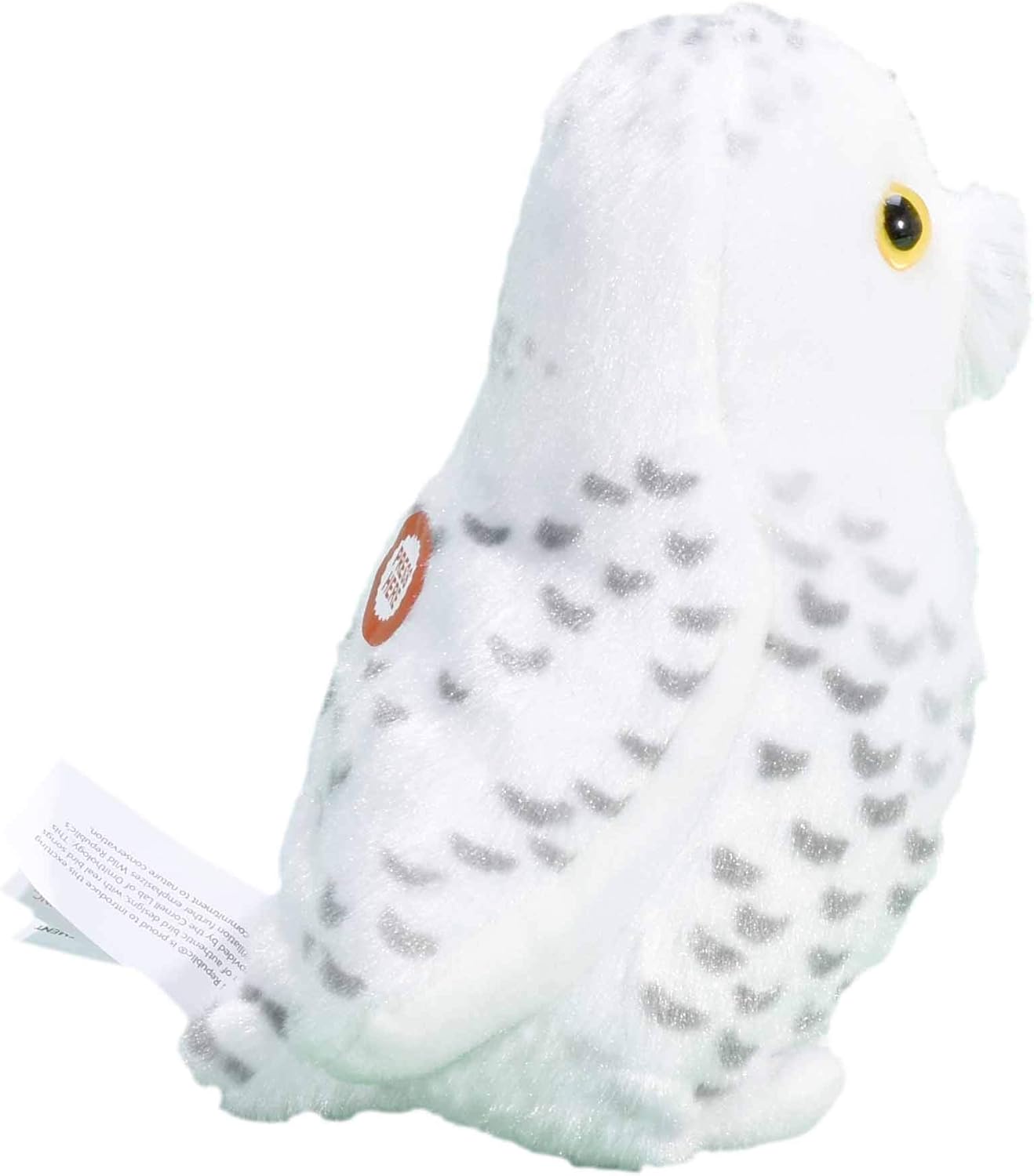 Wild Republic - Aves, Búho Níval con sonidos reales peluche, 13 - 16 cm (19597)
