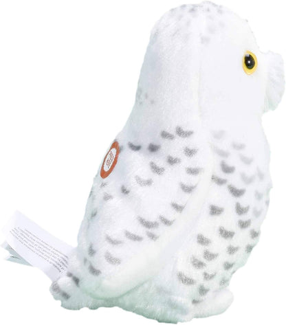 Wild Republic - Aves, Búho Níval con sonidos reales peluche, 13 - 16 cm (19597)