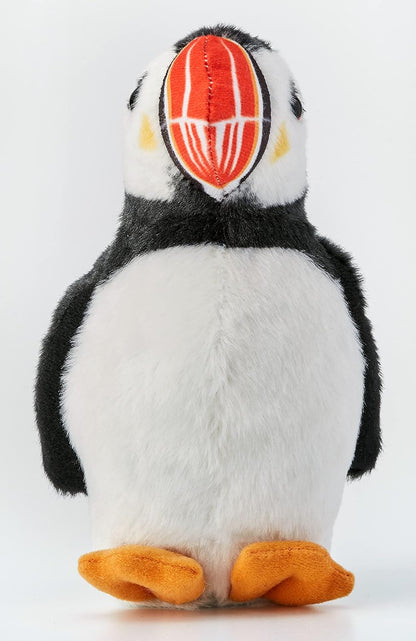 Wild Republic 19600 Uccello Pulcinella di Mare di Peluche, Giocattolo con Canto Realistico, Birds with Sound, 13cm