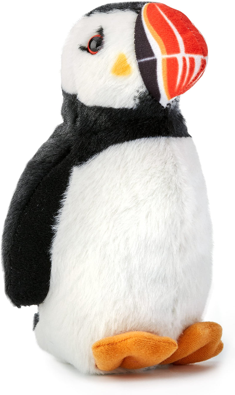 Wild Republic 19600 Uccello Pulcinella di Mare di Peluche, Giocattolo con Canto Realistico, Birds with Sound, 13cm