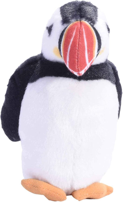 Wild Republic 19600 Uccello Pulcinella di Mare di Peluche, Giocattolo con Canto Realistico, Birds with Sound, 13cm