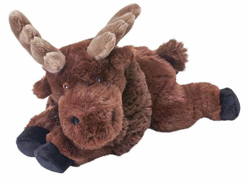 Wild Republic Ecokins Mini Alce, Animales de Peluche, 20 cm, Regalos Ecológicos para Niños Que Respetan el Medio Ambiente, Peluche Mini, Hecho a Mano con Botellas de Plástico Reciclado