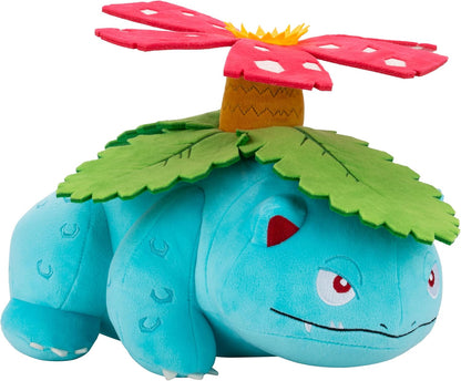 Pokémon Peluche Florizarre Peluche Douce de 30 cm avec des détails Authentiques